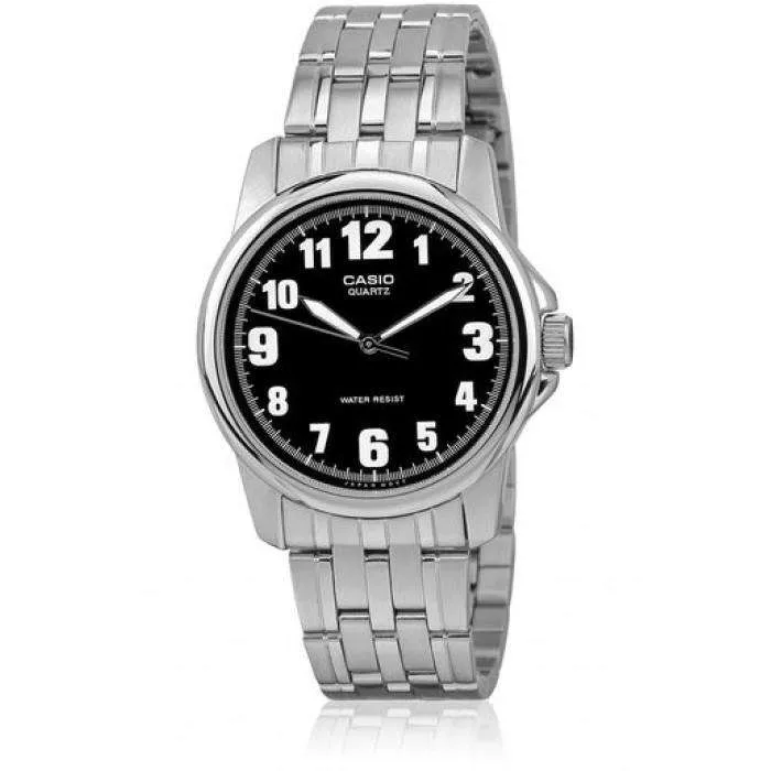 Casio MTP-1216A-1BDF Silver Stainless Steel Strap Watch for Men