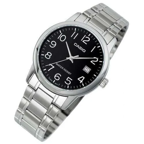 Casio MTP-V002D-1B Silver Stainless Watch for Men