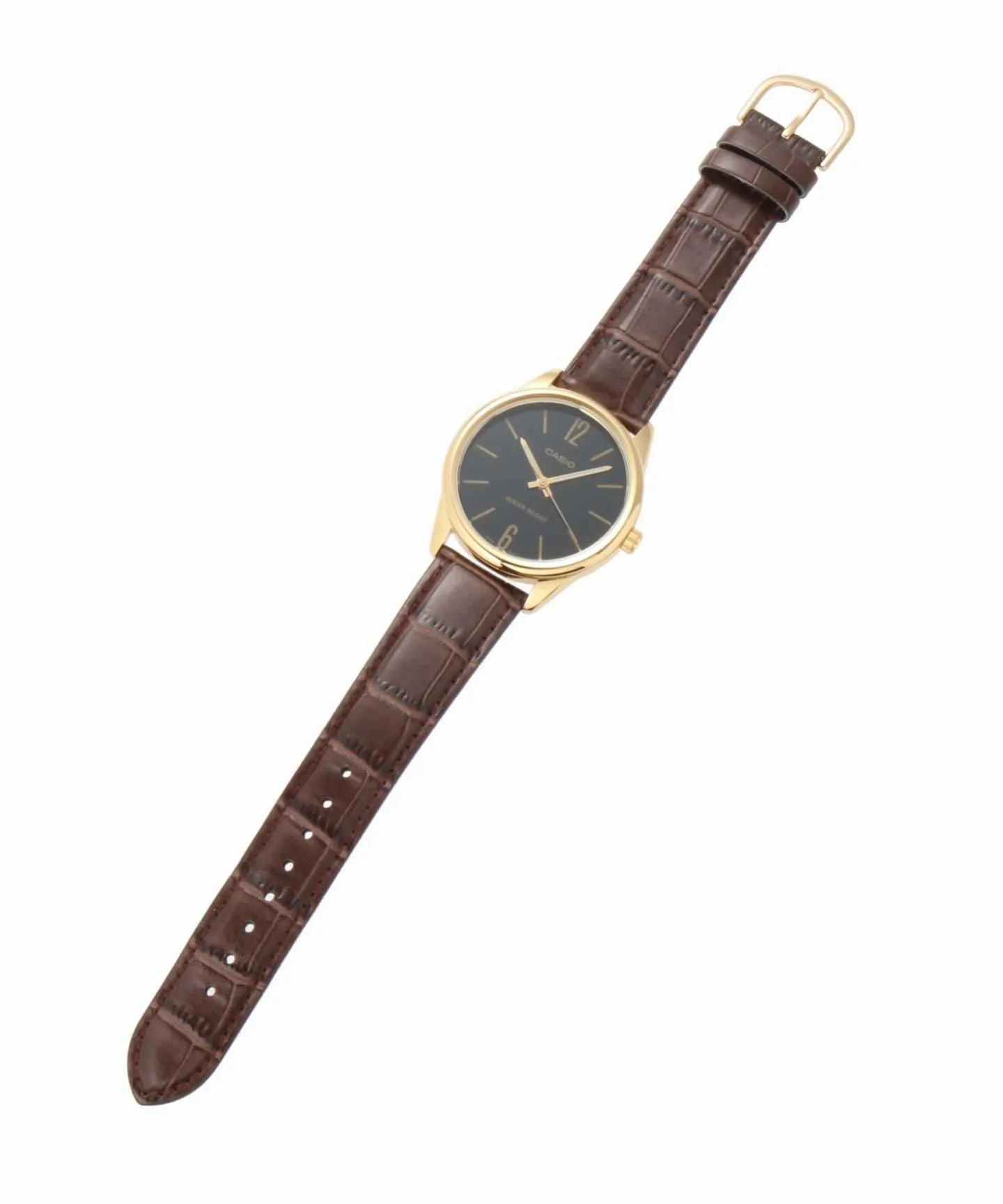 Casio MTP-V005GL-1B Brown Leather Watch for Men