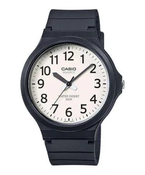 Casio Standard MW-240-7BVDF Black Resin Strap Unisex  Watch