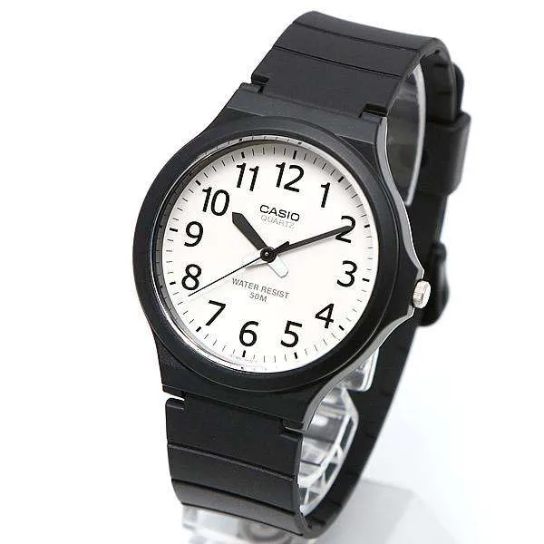 Casio Standard MW-240-7BVDF Black Resin Strap Unisex  Watch