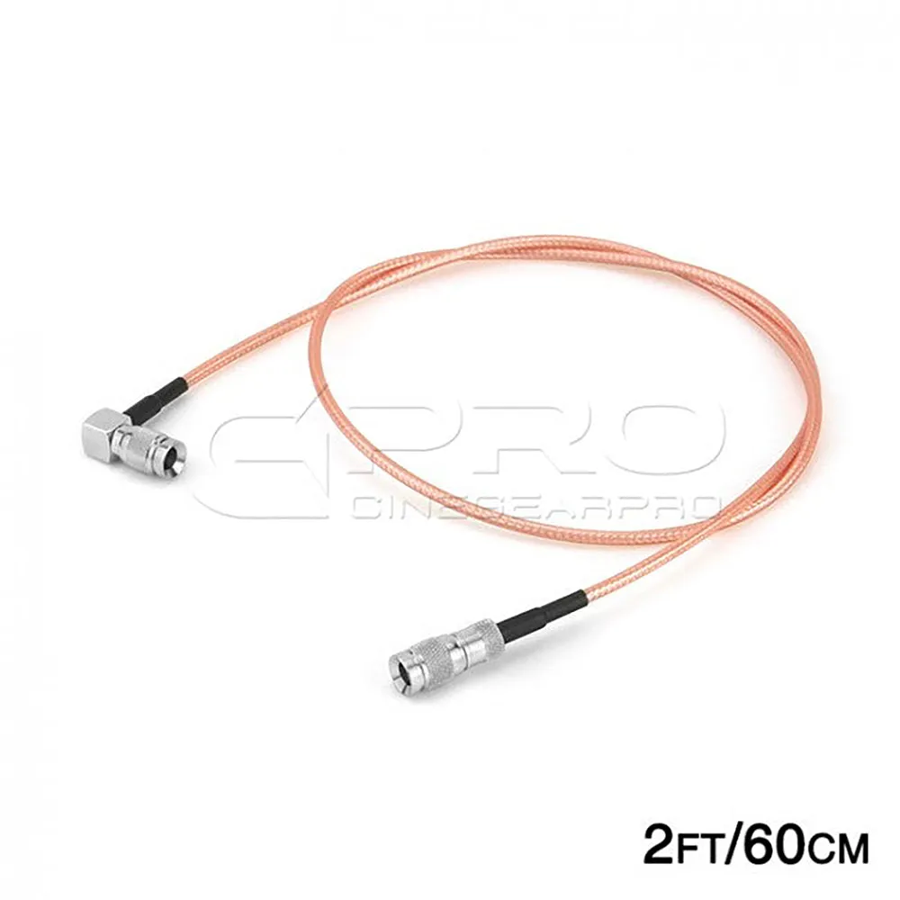 CGPro Ultra Thin Right Angled 1.0/2.3 DIN to DIN HD-SDI 6G-SDI Cable