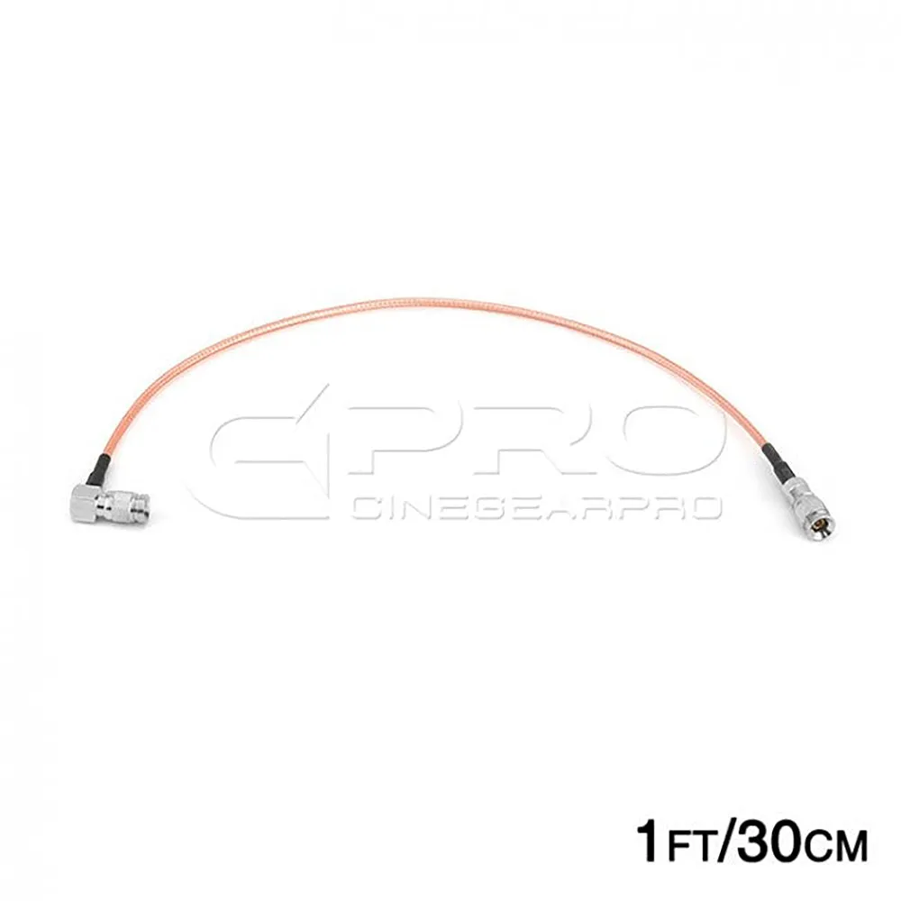 CGPro Ultra Thin Right Angled 1.0/2.3 DIN to DIN HD-SDI 6G-SDI Cable