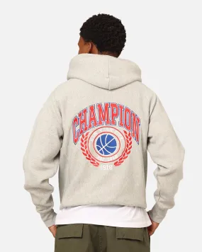 Champion Reverse Weave Field Basketball Hoodie Oxford Heather