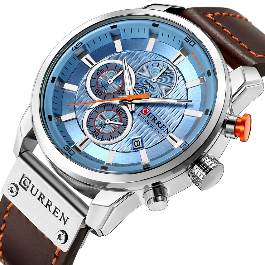 Chronograph Quartz Men's Watch - Sports Military Wristwatches