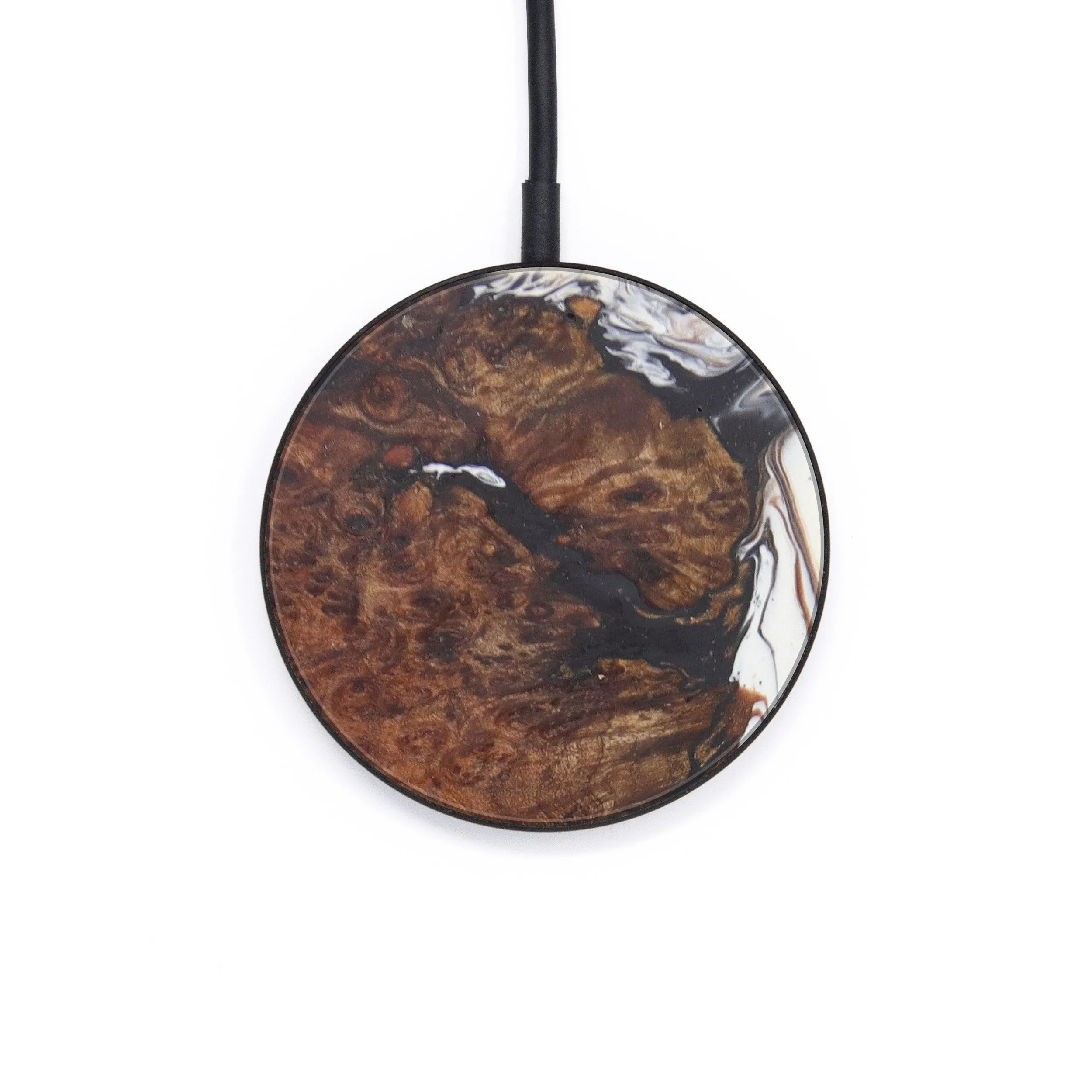 Circle Burl Wood Wireless Charger - Ginnie (Maple Burl, 599185)