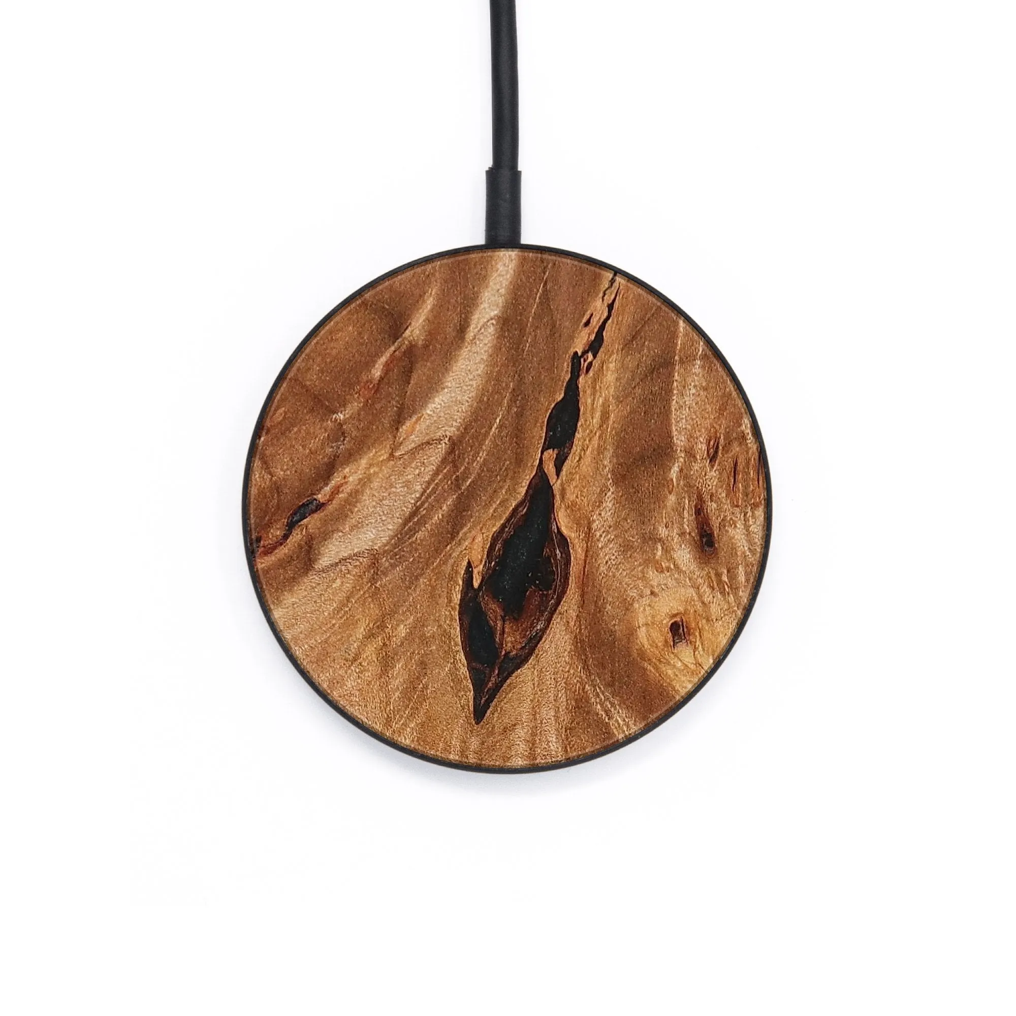 Circle Burl Wood Wireless Charger - Rachelle (Wood Burl, 655354)