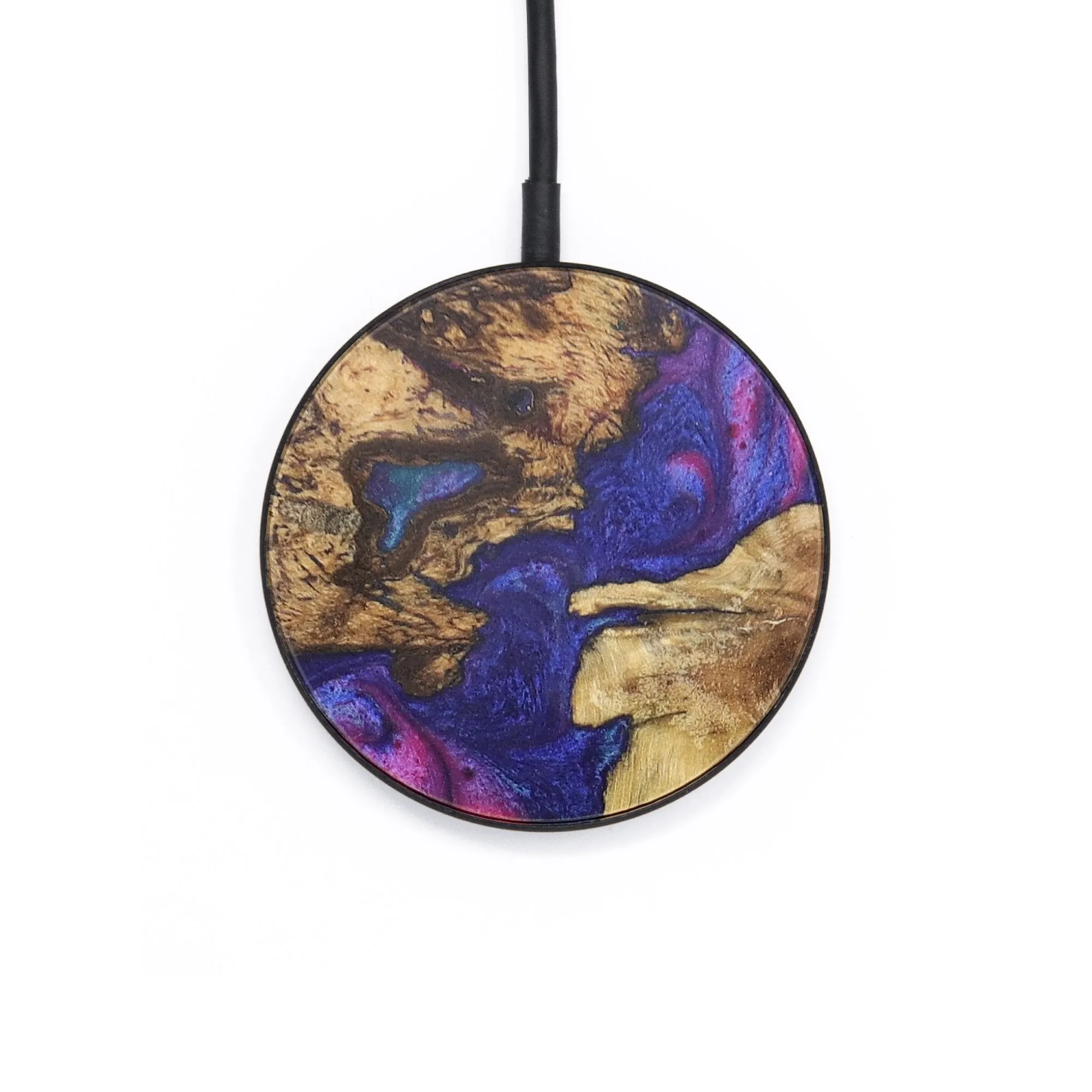 Circle ResinArt Wireless Charger - Evelyn (Purple, 727680)