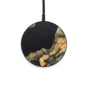 Circle Wood Resin Wireless Charger - Blaise (Black & White, 626674)