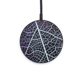 Circle Wood Resin Wireless Charger - Curtis (Spring, 640639)