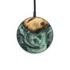 Circle Wood Wireless Charger - Gayla (Green, 732630)