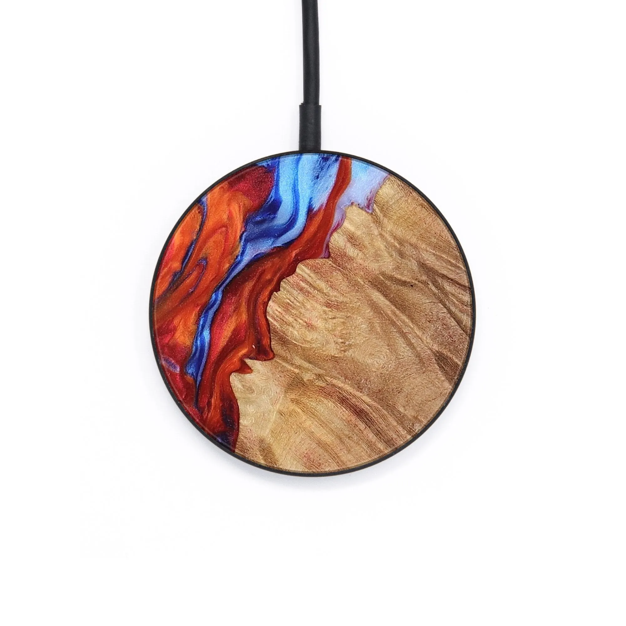 Circle Wood Wireless Charger - Ileana (Fire & Ice, 737728)