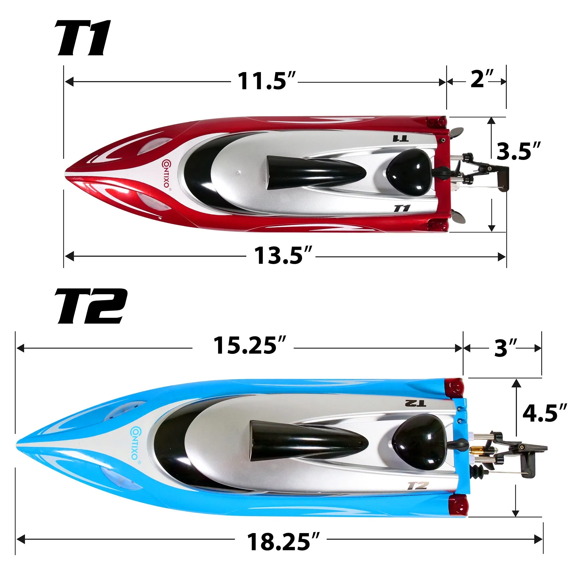 Contixo T1 Boat -Spare Battery Replacement by Contixo