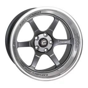 Cosmis Racing XT-006R Wheels (18x9.5) [Gunmetal w/ Machined Lip  10mm Offset] 5x114.3