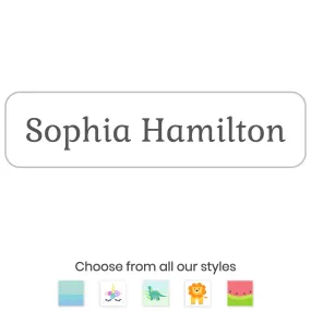 Custom Rectangle Name Labels