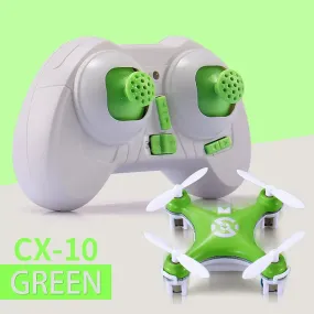 CX-10 Mini Drone 2.4G 4CH 6 Axis LED RC Quadcopter Toy Helicopter