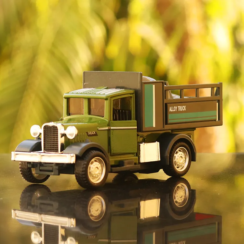 Diecast Pull Back (3240) Construction Vehicle Truck (Grey material)