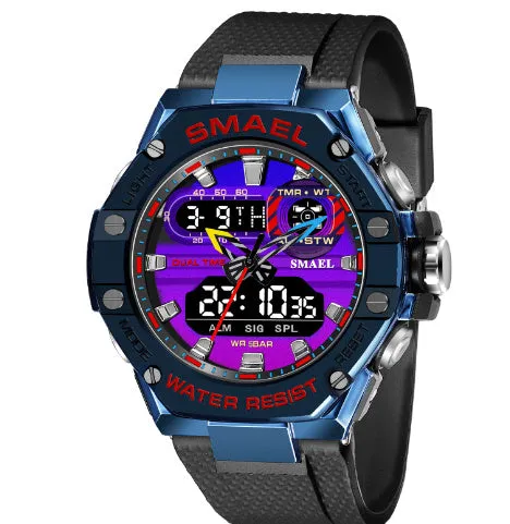 Digital Alloy Electronic Sport Watch Men