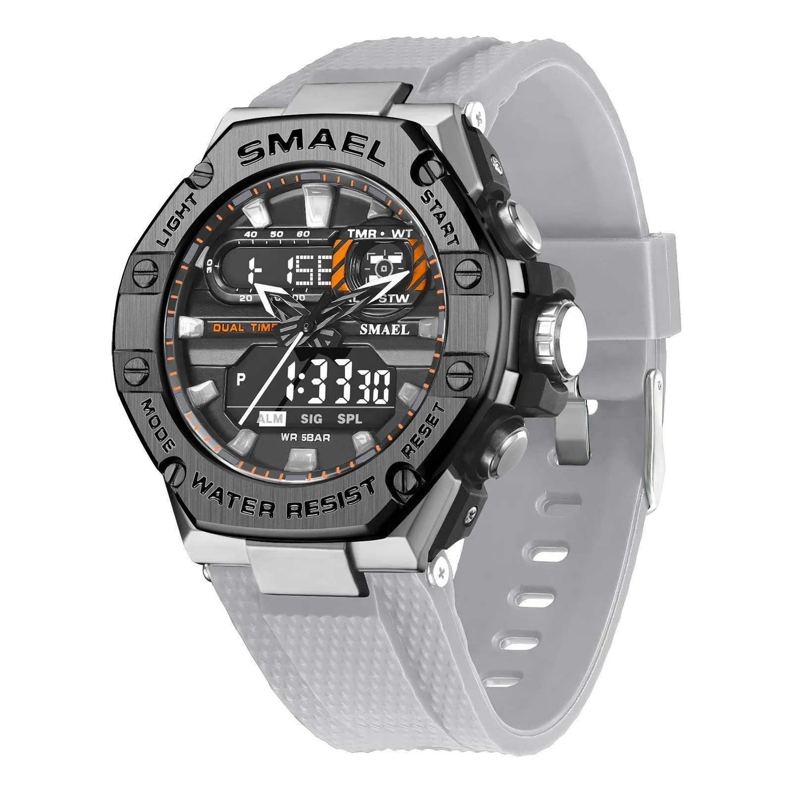 Digital Alloy Electronic Sport Watch Men