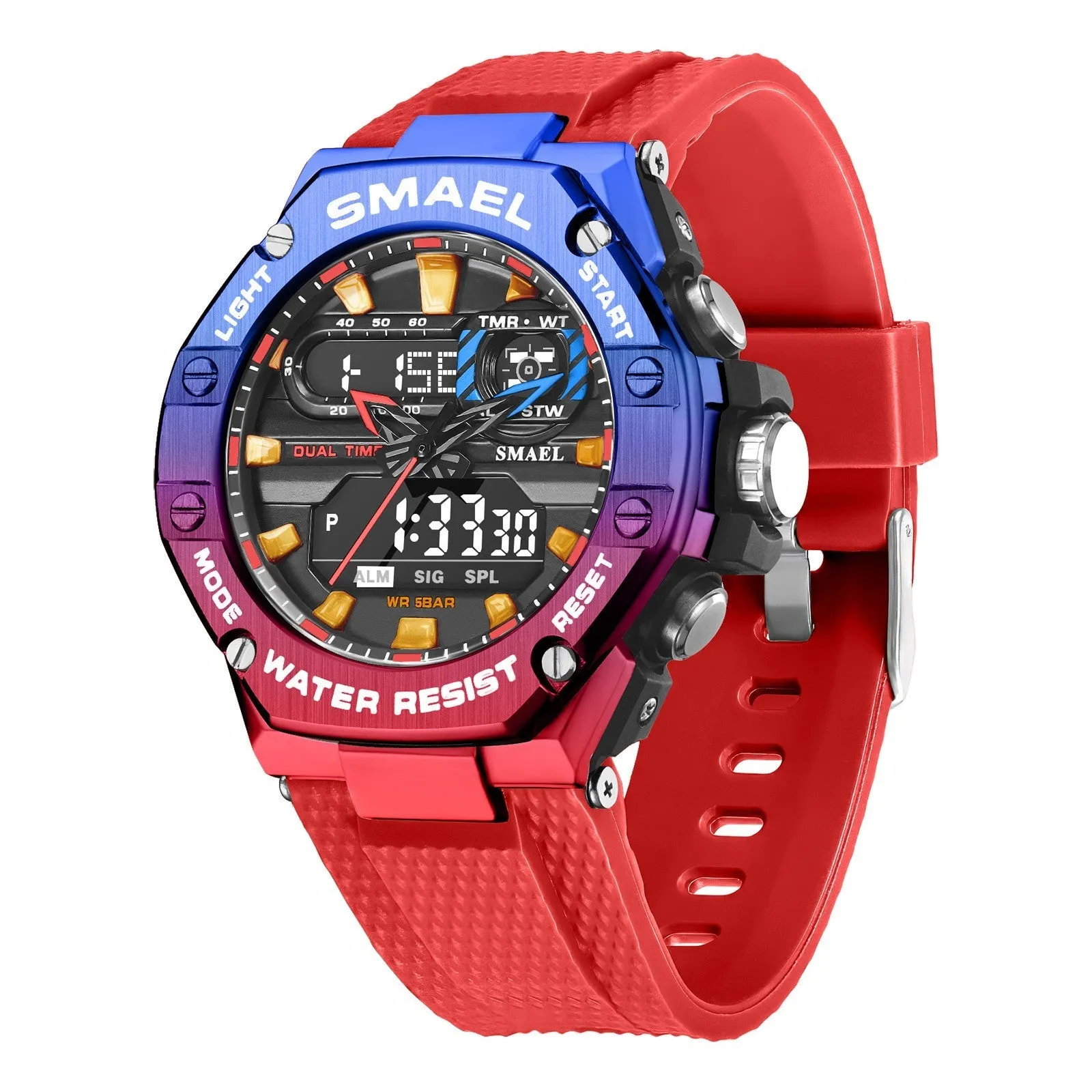 Digital Alloy Electronic Sport Watch Men