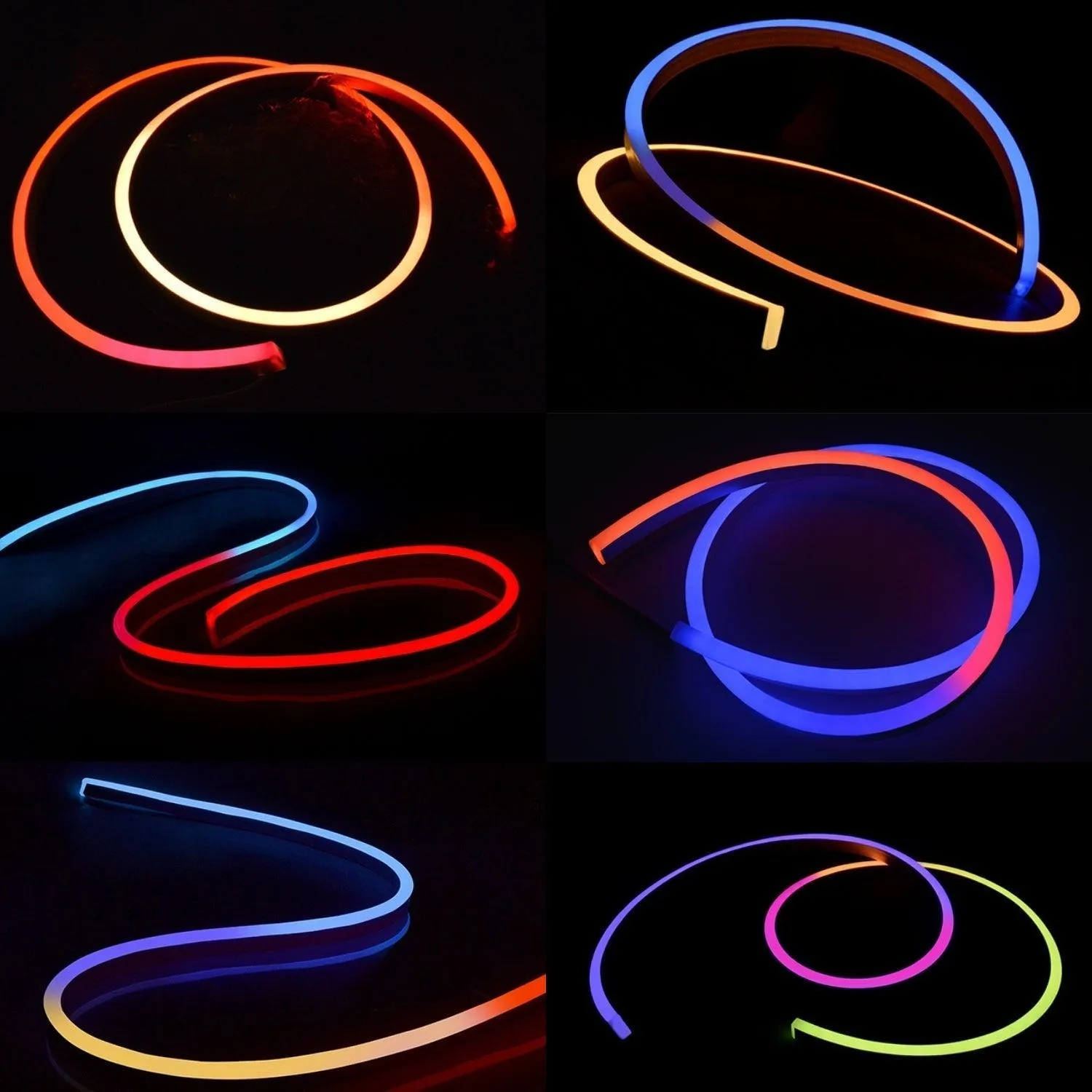 Digital Pixel RGB Neon Flex Addressable 16x16mm IP65 Waterproof WS2811 10 Metre