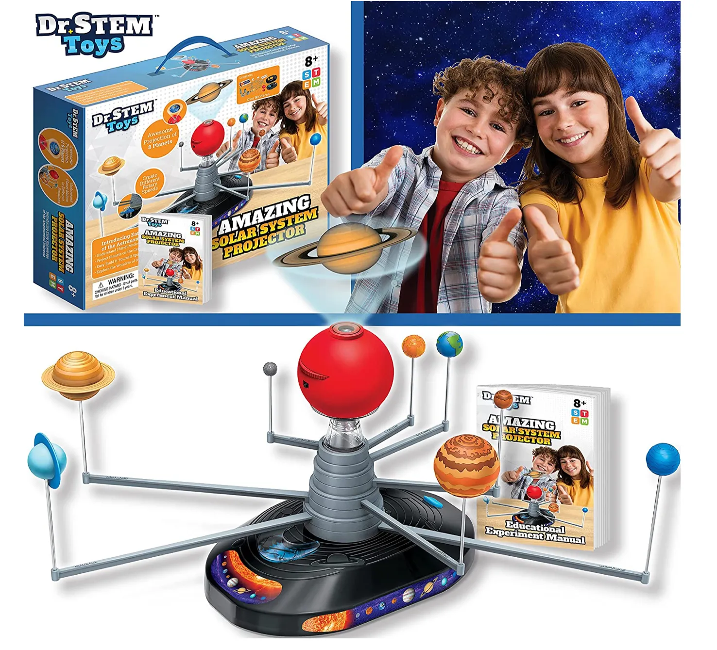 Dr. STEM Toys - Solar System & Planetarium Projector