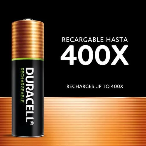 Duracell Recharge Set for 6 Batteries AA and 2 AAA; delivers dependable power to your everyday devices throughout the home, like toys, remote controls, flashlights, calculators, clocks and radios, wireless mice, keyboards, and more.- 996998