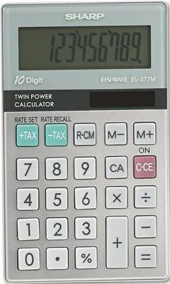 El377Mb Handheld Business Calculator 10-Digit Lcd