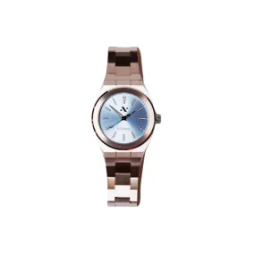 Elevate Link Denim Blue 42MM Unisex Watch In Silver/Blue