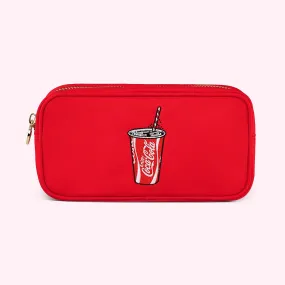 Embroidered Fountain Coca-Cola Small Pouch