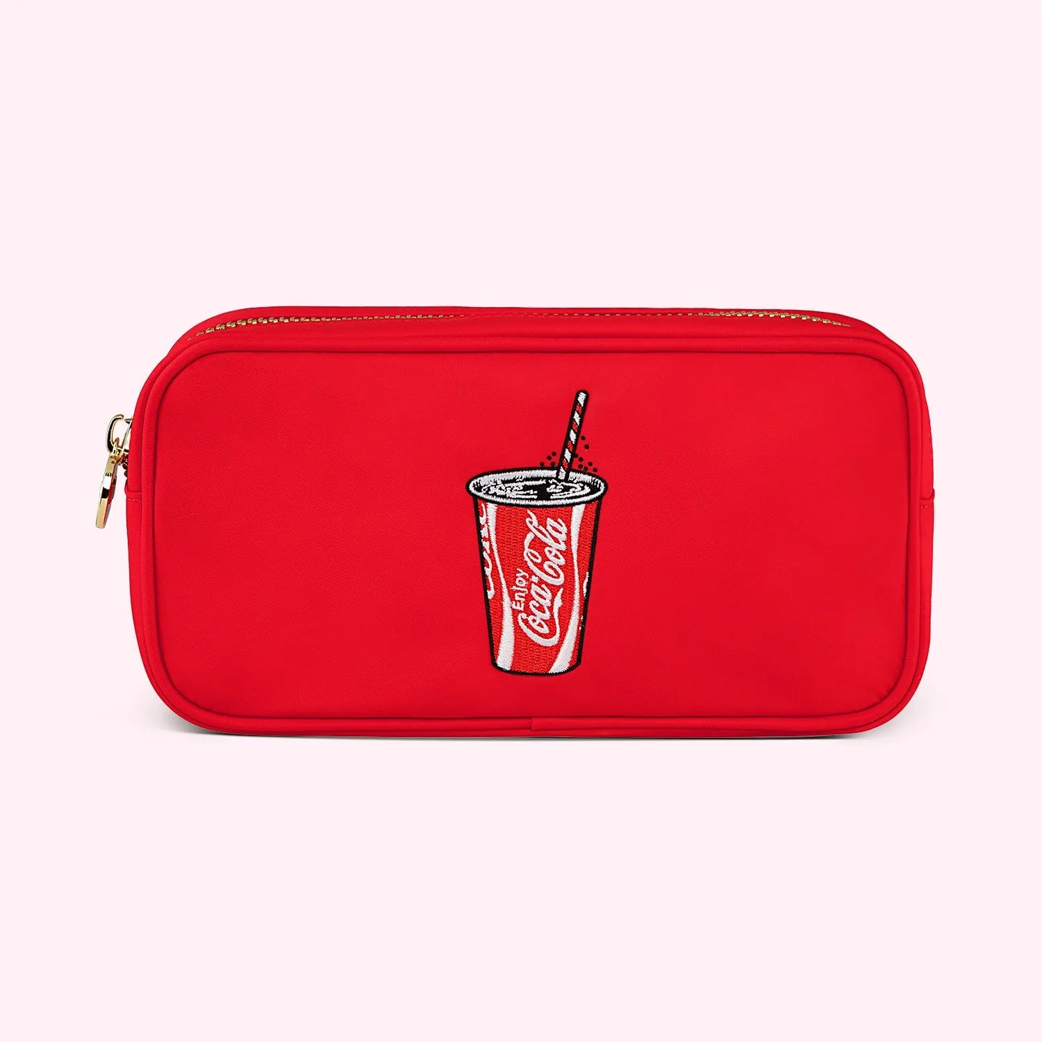 Embroidered Fountain Coca-Cola Small Pouch