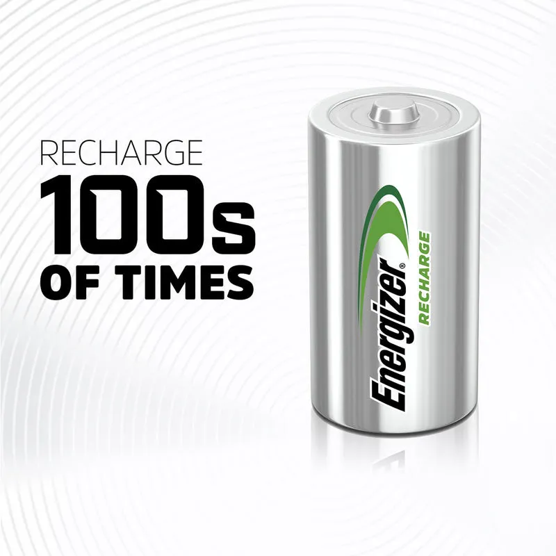 Energizer Recharge NiMH C 1.2 V 2500 mAh Rechargeable Battery NH35BP-2R2 2 pk