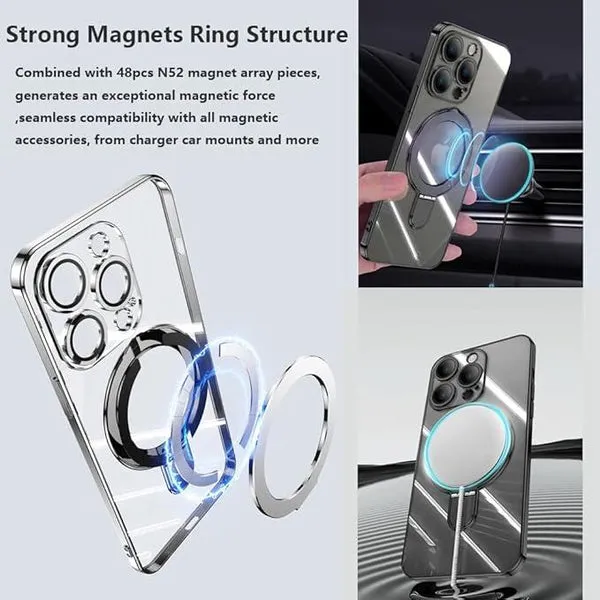 Entronix Apple iPhone 16 Plus [Magnetic-Compatible] Case - Shiny Ring,