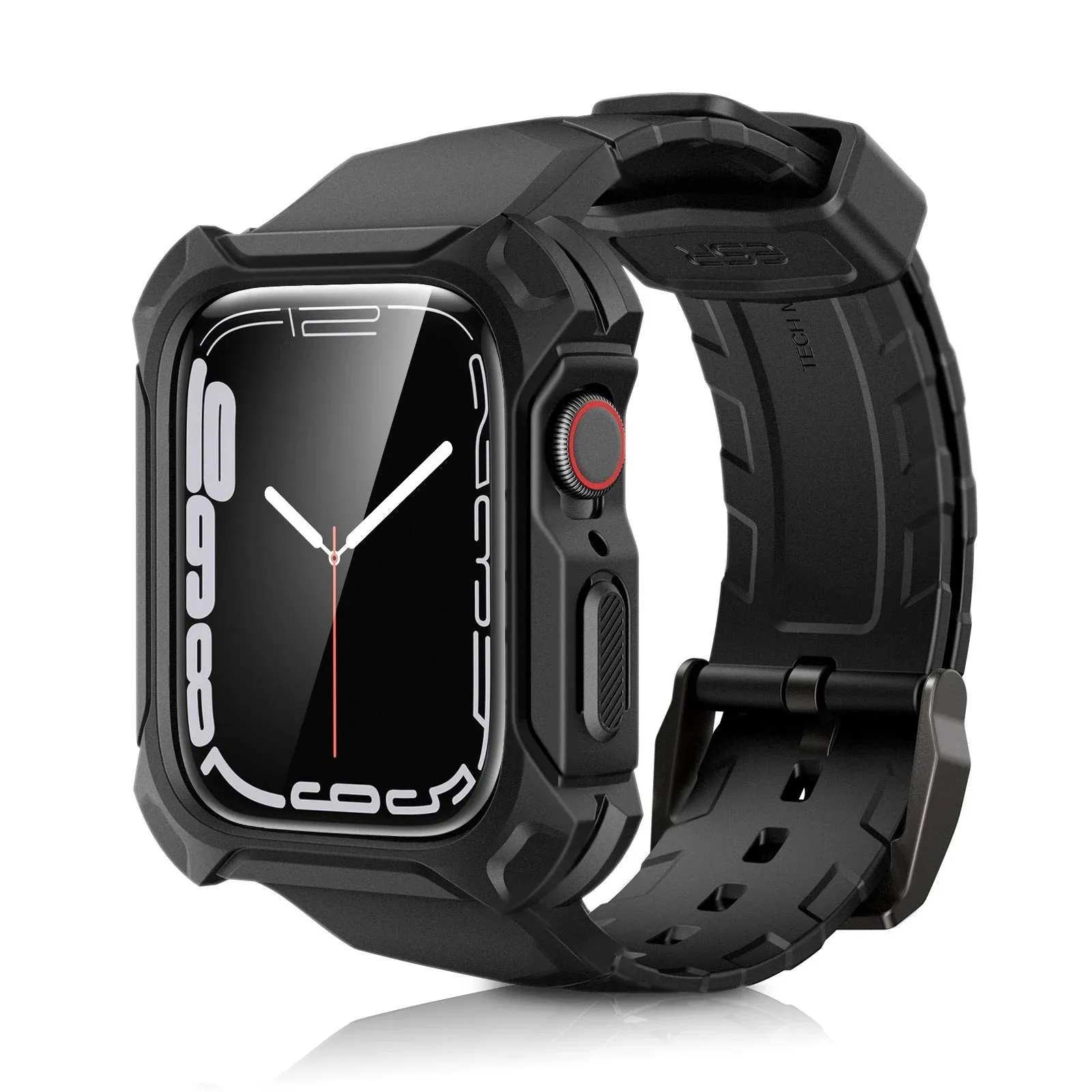 ESR Shock Armor Protective Band For Apple Watch Series 8 / 7 / 6 / 5 / 4 / SE 44/ 45mm - Black