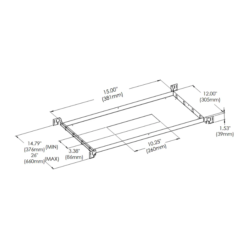 Eurofase 41952 New Construction Plate for Tango TGO3T Trim Series