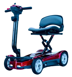 EV Rider S194AF Transport AF4W Folding Mobility Scooter Metallic Red New