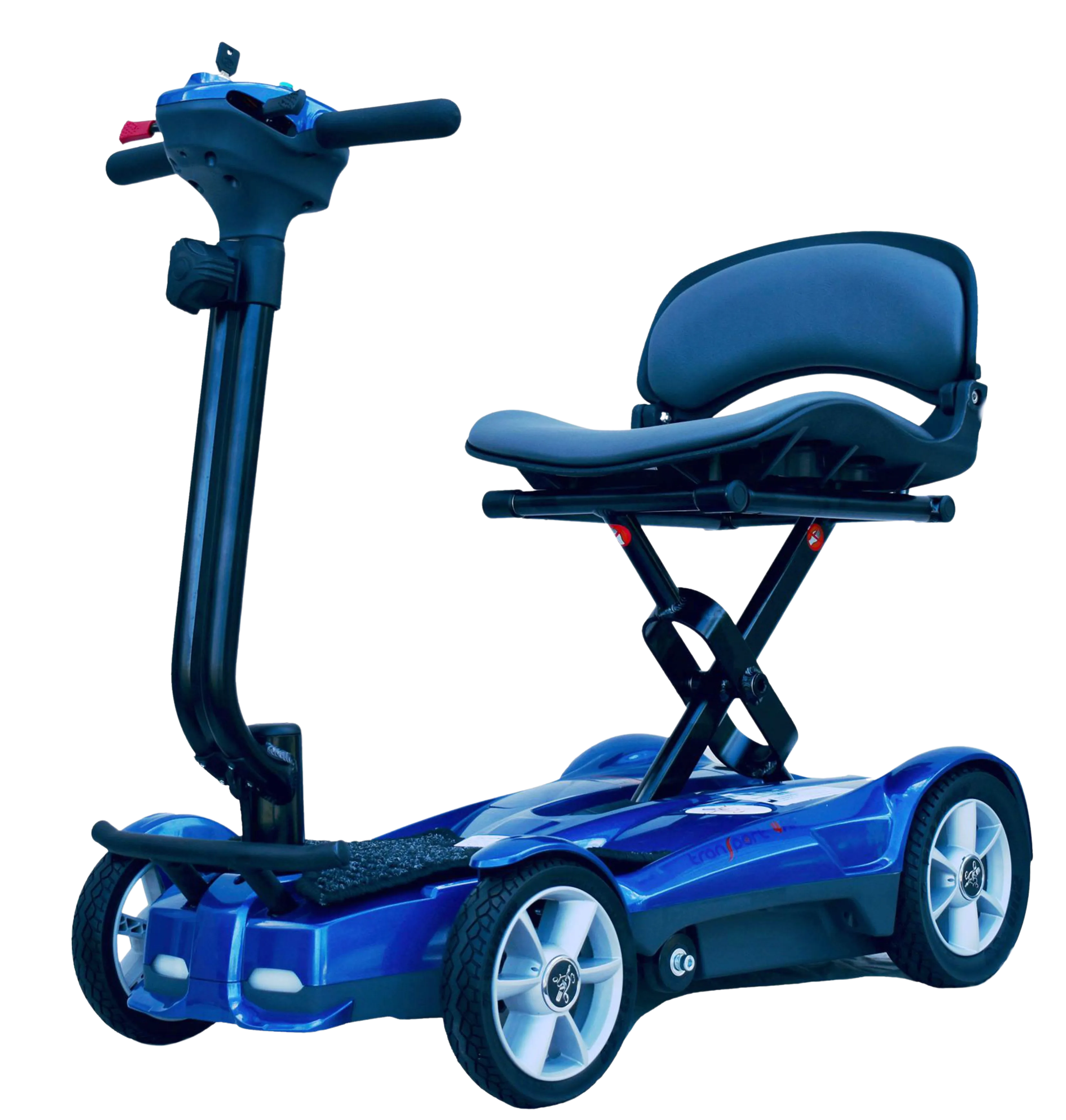 EV Rider S194AF Transport AF4W Folding Mobility Scooter Sapphire Blue New