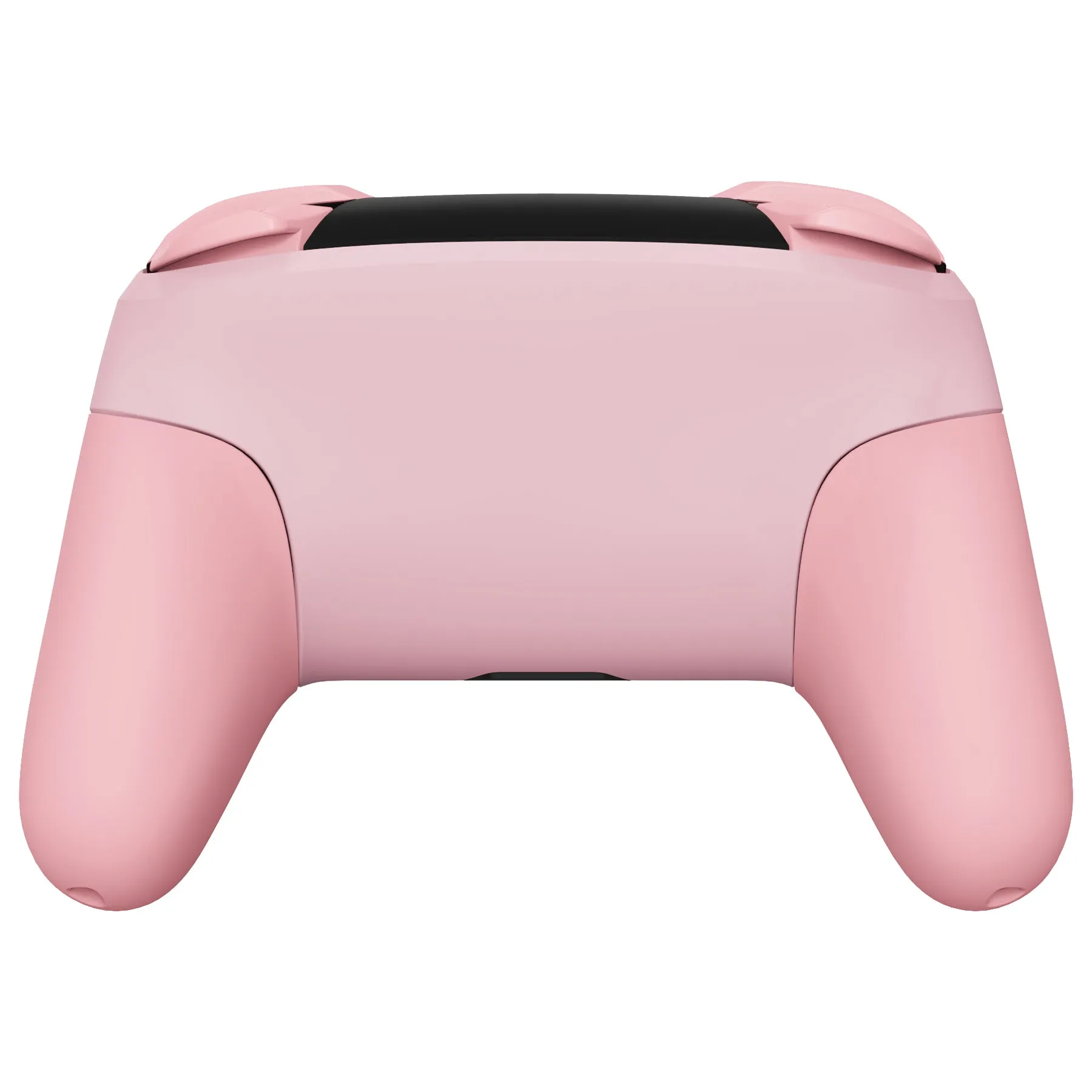 eXtremeRate Cherry Blossoms Pink & Puffy Pink Faceplate Backplate Handles Cover, Octagonal Gated Sticks Design DIY Replacement Grip Housing Shell for Nintendo Switch Pro Controller - Controller NOT Included - FRE622