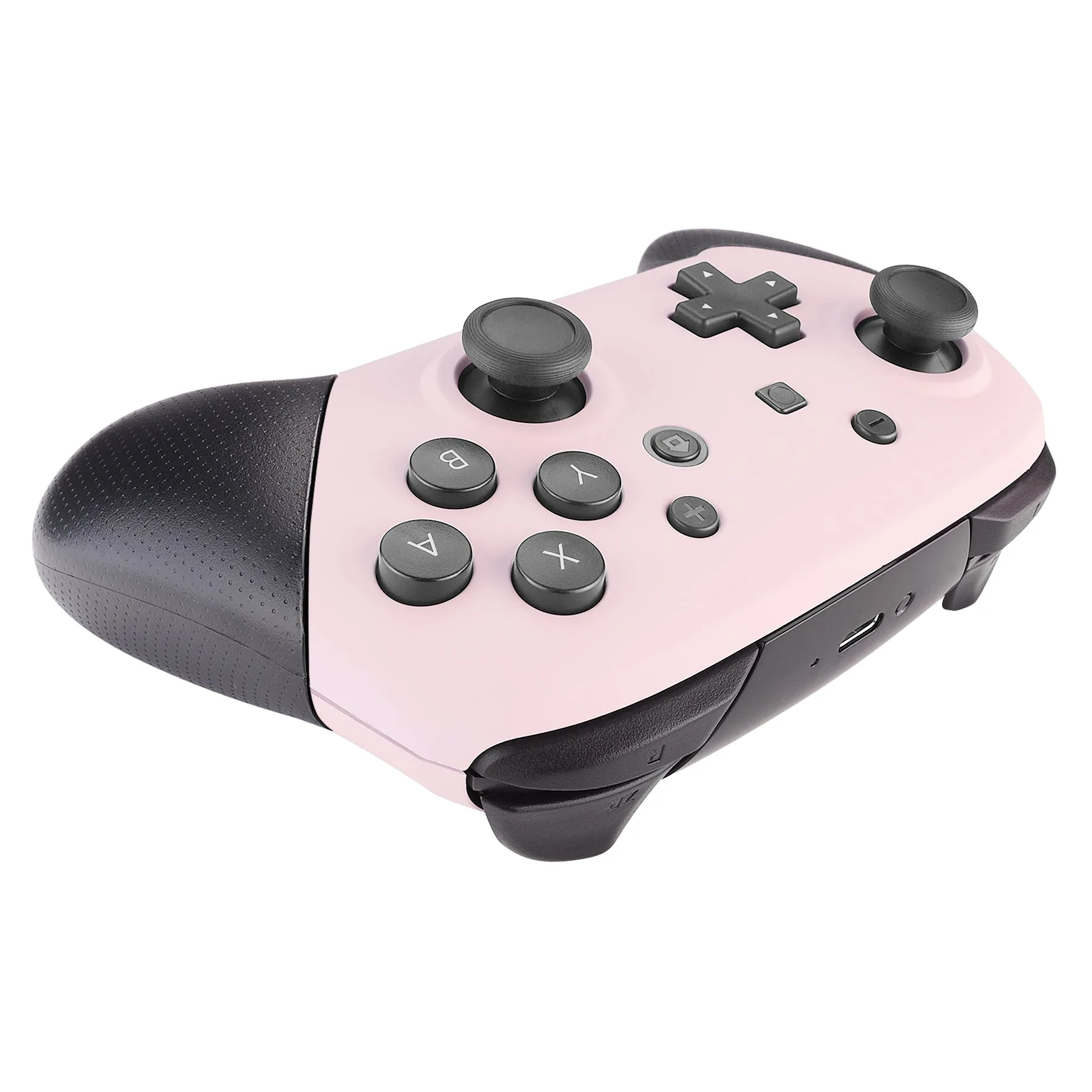 eXtremeRate Cherry Blossoms Pink Faceplate and Backplate for Nintendo Switch Pro Controller, DIY Replacement Shell Housing Case for Nintendo Switch Pro - Controller NOT Included - MRP307