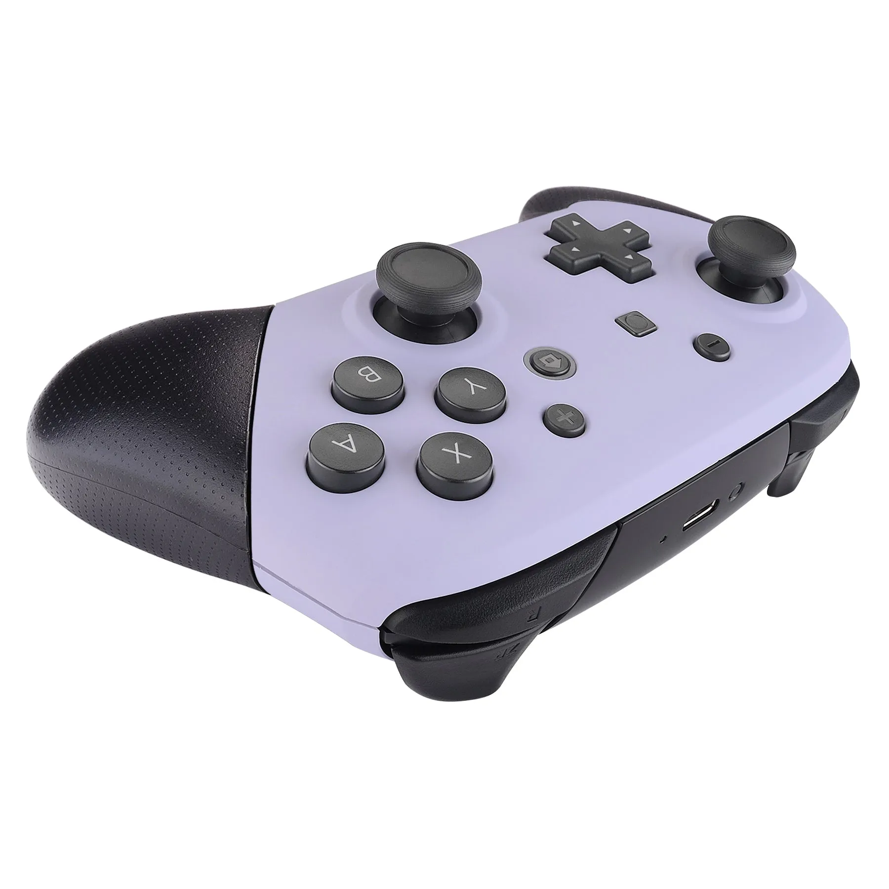 eXtremeRate Light Violet Faceplate and Backplate for Nintendo Switch Pro Controller, DIY Replacement Shell Housing Case for Nintendo Switch Pro - Controller NOT Included - MRP310