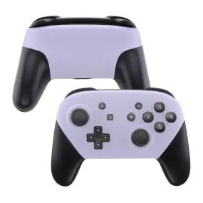 eXtremeRate Light Violet Faceplate and Backplate for Nintendo Switch Pro Controller, DIY Replacement Shell Housing Case for Nintendo Switch Pro - Controller NOT Included - MRP310