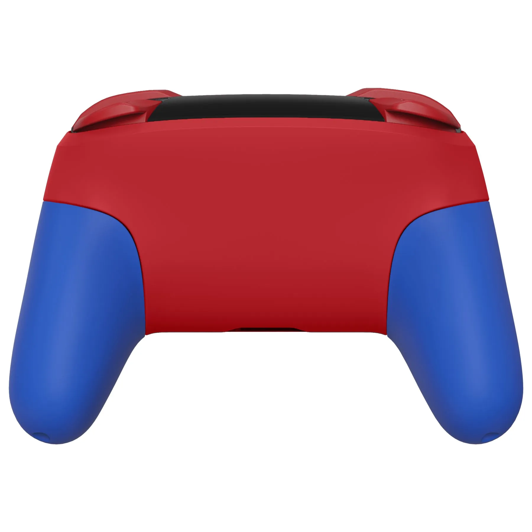 eXtremeRate Passion Red & Blue Faceplate Backplate Handles for Switch Pro Controller - Controller NOT Included - FRP355