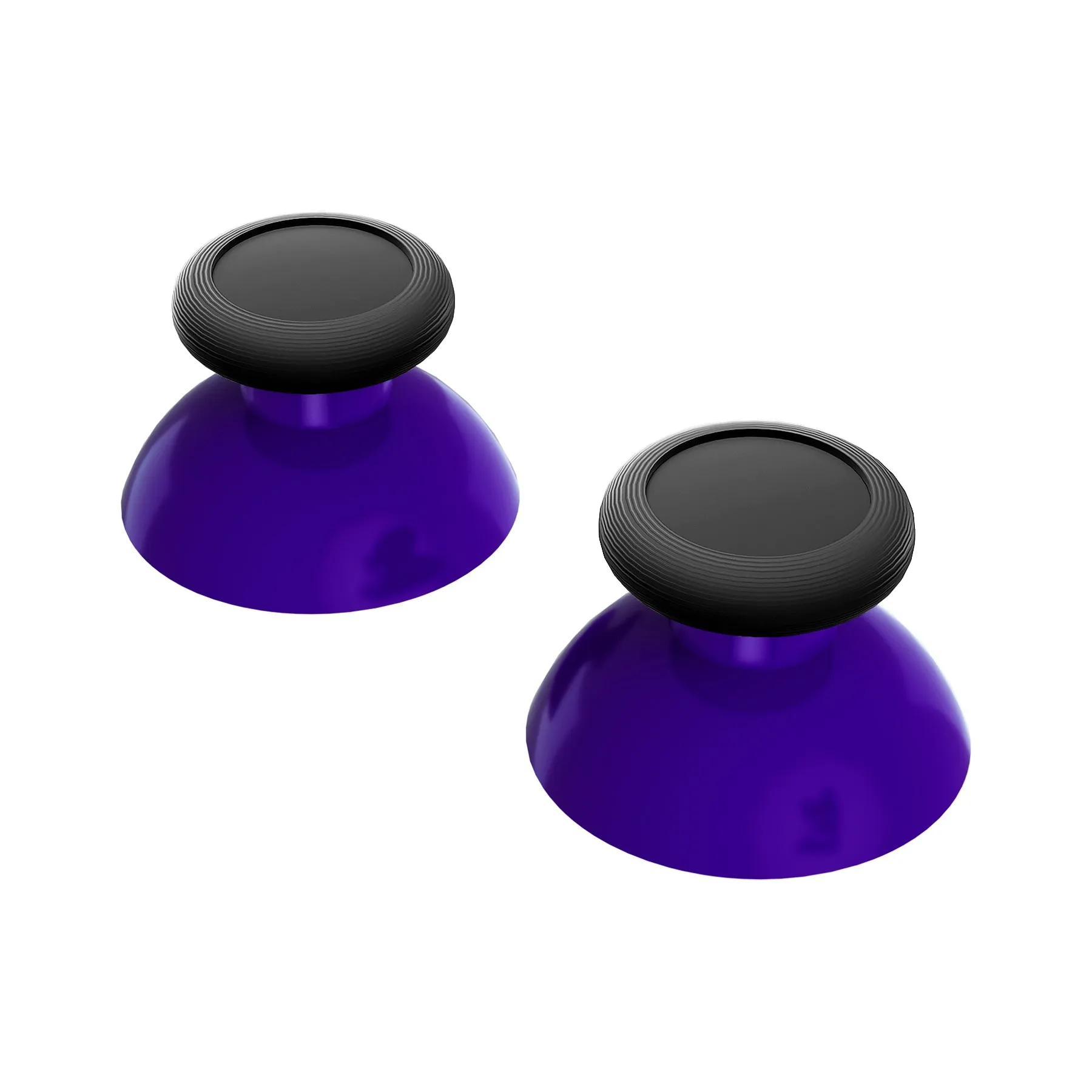 eXtremeRate Purple & Black Replacement 3D Joystick Thumbsticks, Analog Thumb Sticks with Phillips Screwdriver for Nintendo Switch Pro Controller - KRM527