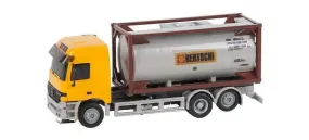 Faller HO 161483 Lorry MB Actros LH96 Chemical Transporter Bertschi(HERPA) Car Systems