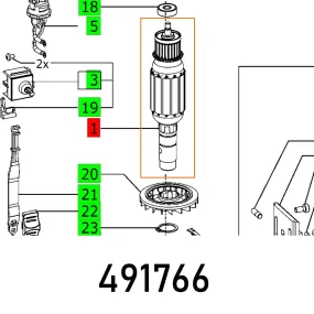 Festool, Armature Ofk 700 Eq 230V, FES491766