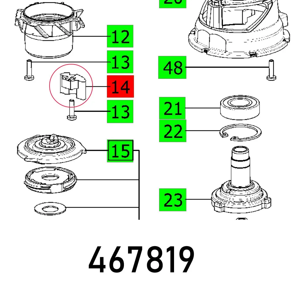 Festool, Balance Weight  Ro 125 Feq, FES467819