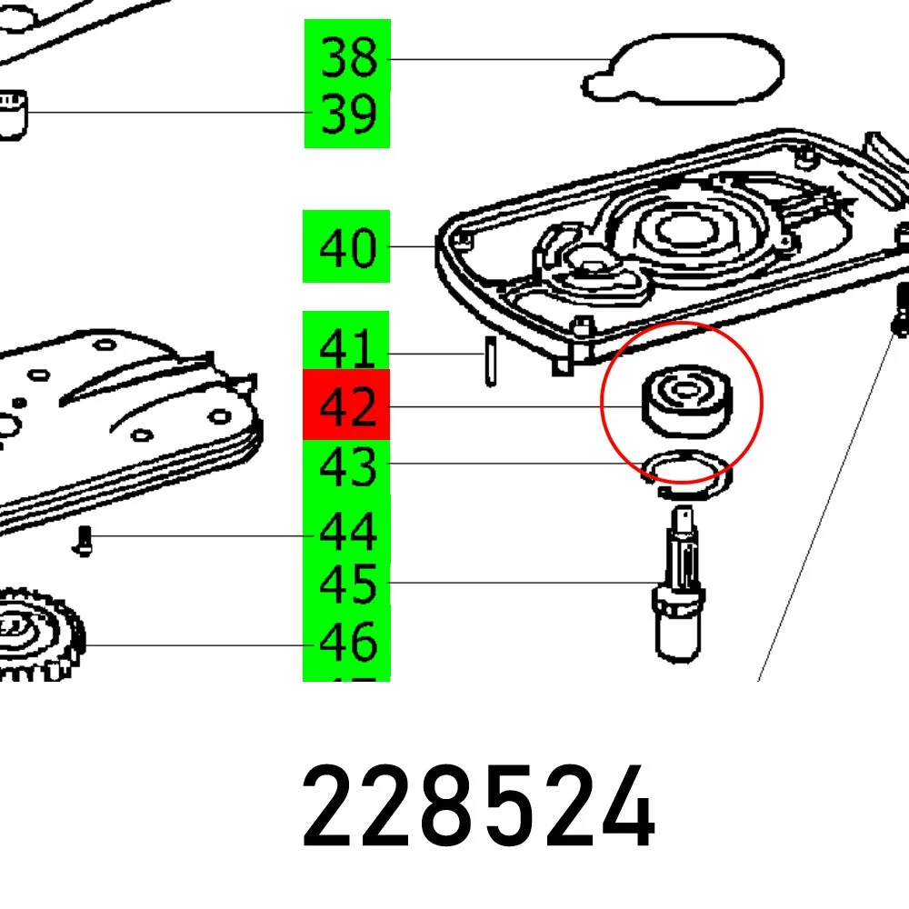 Festool, Ball Bearing 6301 Ddu Din 625, FES228524