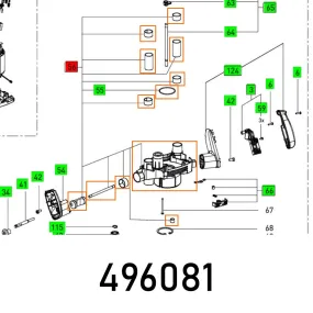 Festool, Bearing Cover Of 2200 Eb, FES496081