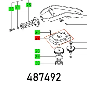 Festool, Bearing Cover Rw 900 E Vollst., FES487492