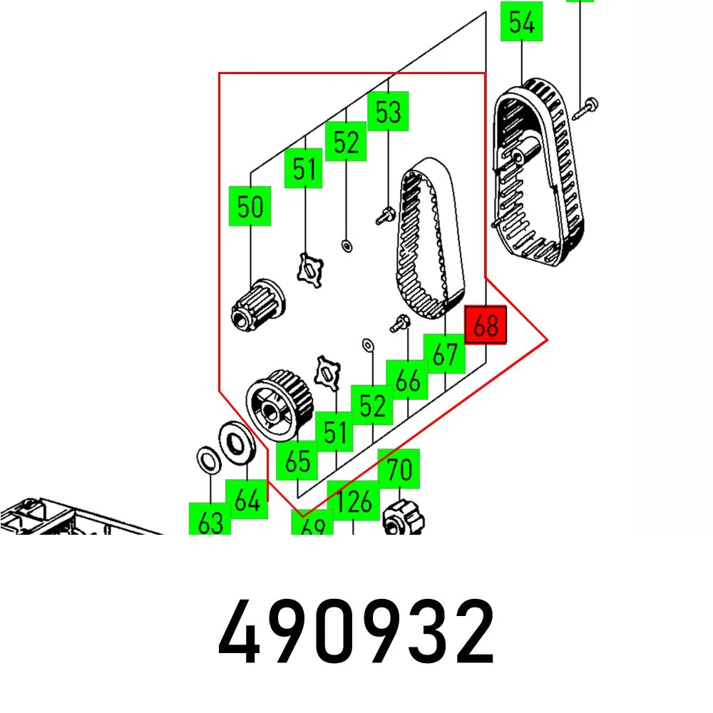 Festool, Belt DRive Et-Teil Bs 105 E, FES490932